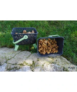 2 Paniers Kajo 4L Gris / Tilleul