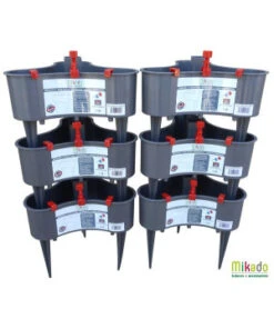 6 Réservoirs 2L Pour Tuteur ANTHRACITE