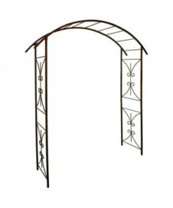 ARCHE DOUBLE PONT 220CM FER VIEILLI