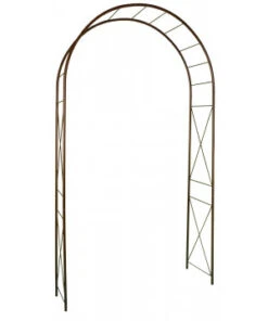 Arche Tube Rond20 Losange Fer Vieilli 130x40x250
