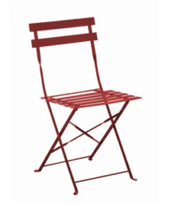 CHAISE CUBA PLIANTE - ROUGE
