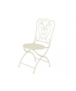 CHAISE VIENNA BLANC CASSE