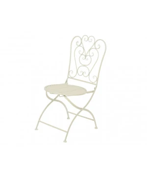 CHAISE VIENNA BLANC CASSE