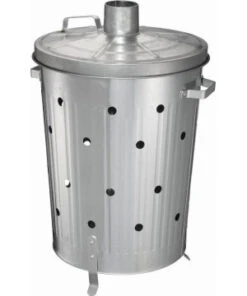 COMPOSTEUR GALVANISE AVEC CHEMINEE