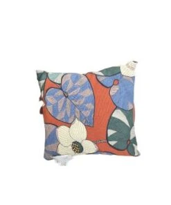 COUSSIN DECO 40X40 DEHOUSSABLE IDRIS BRIQUE