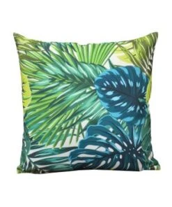 Coussin Motif 45x45 Decor Palmier Vert