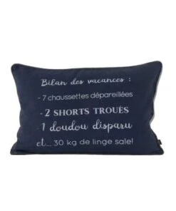 Coussin Vacances 2023 40x60 Marine