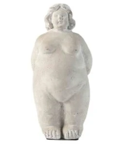 DECO STATUE 10.5X10X22CM CIMENT GRIS