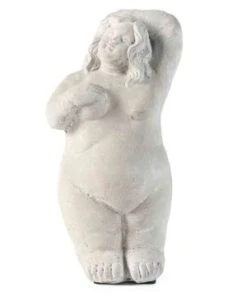 DECO STATUE 11.5X9.5X21.5CM CIMENT GRIS