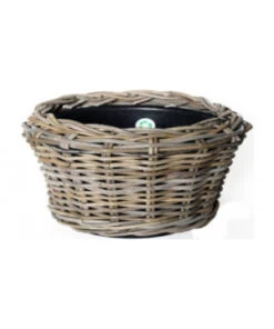 Drypot Rotin Gris D32 H23