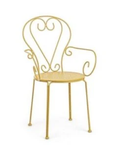 FAUTEUIL ETIENNE OCRE