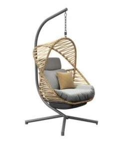 Fauteuil Suspendu Banana Leaf Graphite Nature