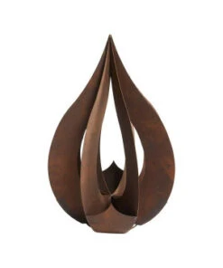 GOUTTE D'EAU METAL ROUILLE 90CM