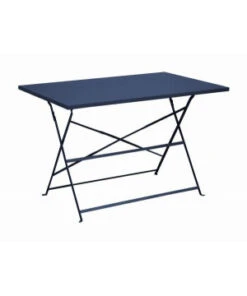 GUERIDON CUBA 110x70 - BLEU