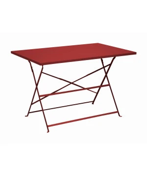 GUERIDON CUBA 110X70 - ROUGE