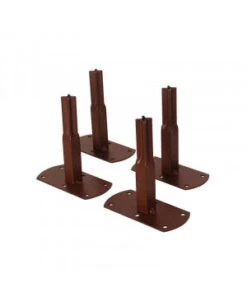 PACK 4PIEDS CARRE A VISSER FER