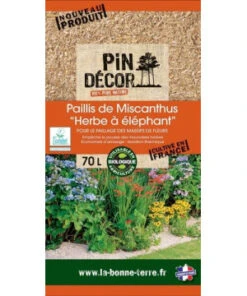 PAILLIS DE MISCANTHUS BIO 70L