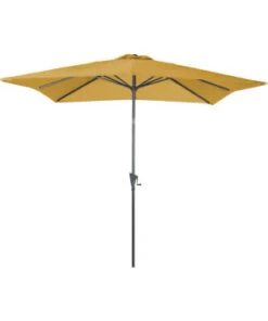 PARASOL 2,5X2,5 MANIVELLE GREY/CURRY