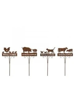 PIQUE JARDIN ANIMAUX FERME WELCOME H120