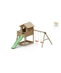 PORTIQUE GALAXY S Balançoire Double Toboggan