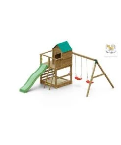 PORTIQUE JARCAS Balançoire Double Toboggan