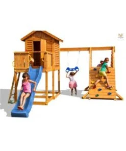 PORTIQUE MyHOUSE SPIDER Balancoire Toboggan