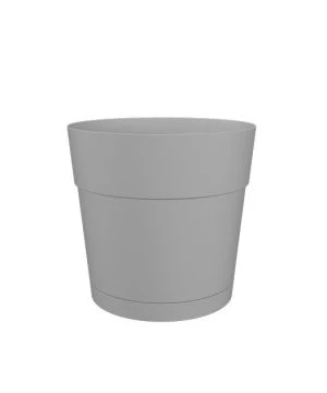 Pot Capri Large Rés. Eau 40Cm Gris Clair - Artev