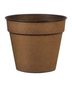 /Pot Dometal Marron 37Cm