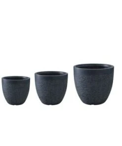 Pot Oeuf Corail Noir Fibre 37.5