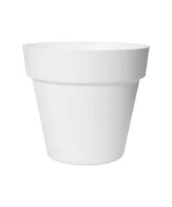 Pot Plast Paris Florus 40cm Blanc