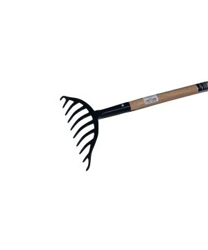 Rateau Soudé 10 Dents Manche Bois 150 Cm