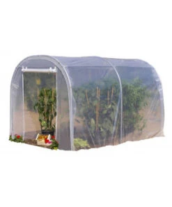 Serre 2x3m 1 Porte Zippée Tube 32mm