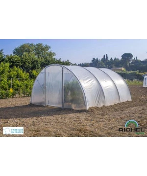 Serre 4,50x4,50m 1porte Tube 32mm Film 2*180µ