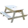 Table Basse Bac A Sable Bois Brut - Pour Jardin