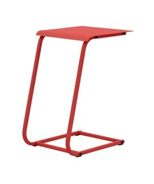 TABLE BASSE VIOLETTE ROUGE