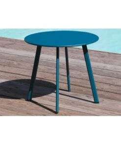 TABLE MASSAÏ 50 ACIER - BLEU