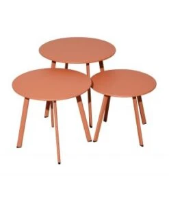 TABLE MASSAÏ 50 ACIER - HERMES