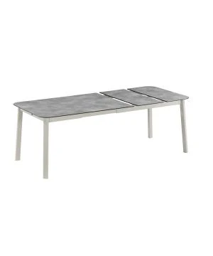 Table Oron 170/205x100 Hpl Allonge -ciment/sable