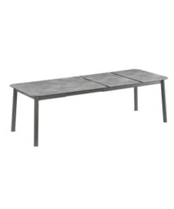 Table Oron 190/250x100 Hpl Allonge -ciment/titan