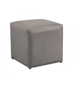 /TABOURET CUB ALU/TPEP - TAUPE