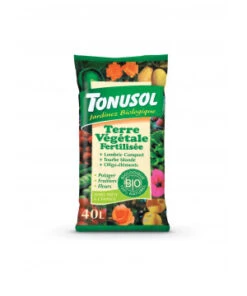 Terre Vegetale Fertilisee Bio 40 Tonusol