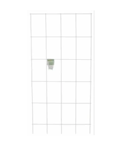 TREILLIS METAL 150X45CM BLANC