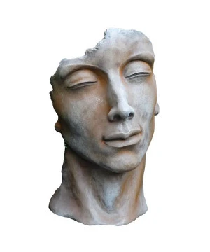 VISAGE HOMME 1/2 ROUILLE 115CM